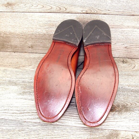 Allen Edmonds LEEDS 10.5 B Narrow Walnut * add $15 new Cedar Trees main image 12
